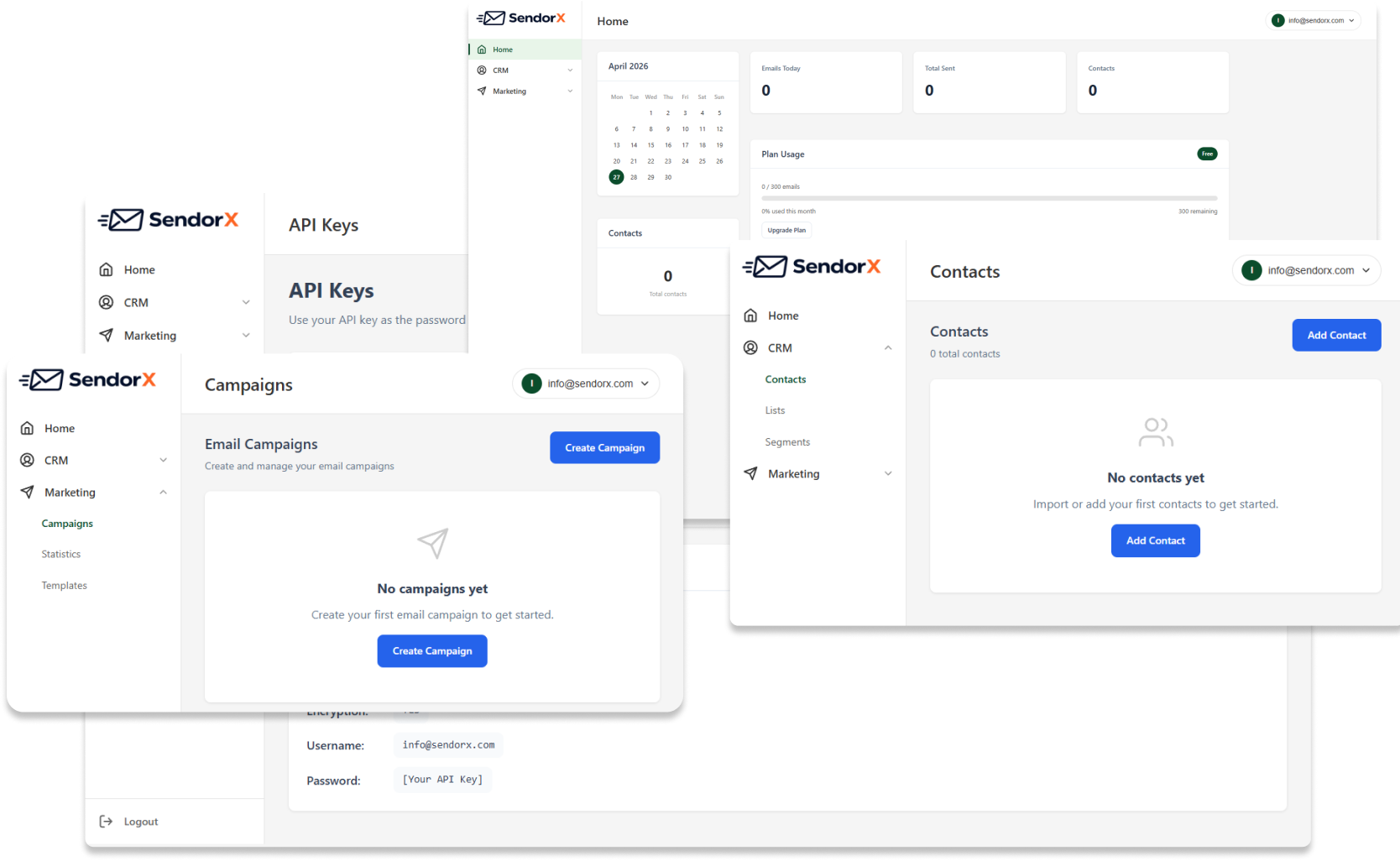 Multi-page dashboard preview